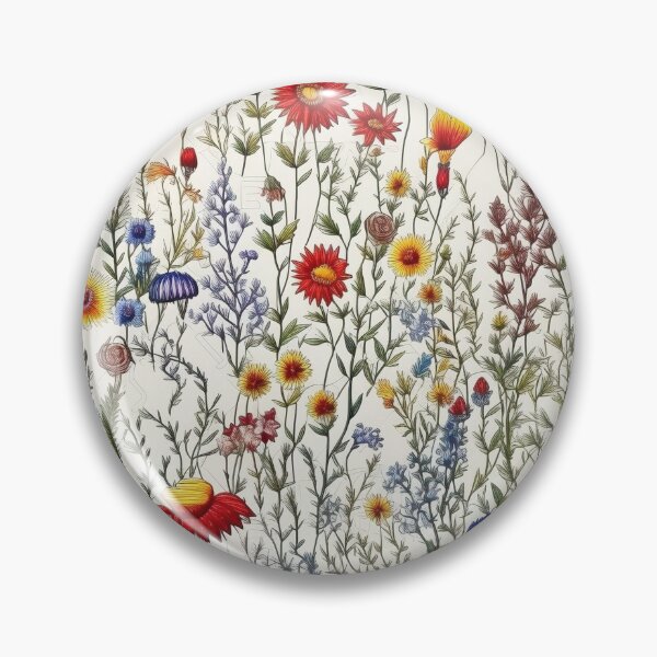 Item preview, Embroidered Wildflowers designed and sold by PietyandDesire.