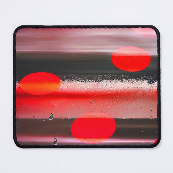 Item preview, Floating Red Bubbles on a Misty Gray Morning designed and sold by deniselynnimage.