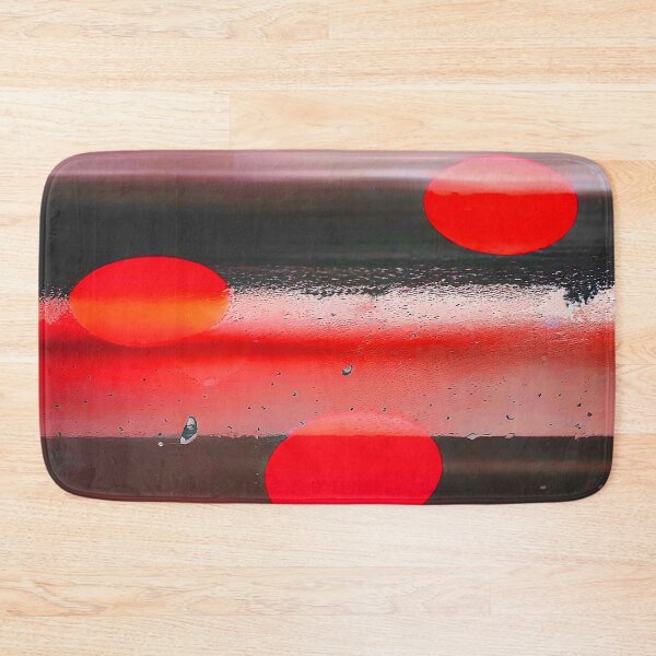 Item preview, Floating Red Bubbles on a Misty Gray Morning designed and sold by deniselynnimage.