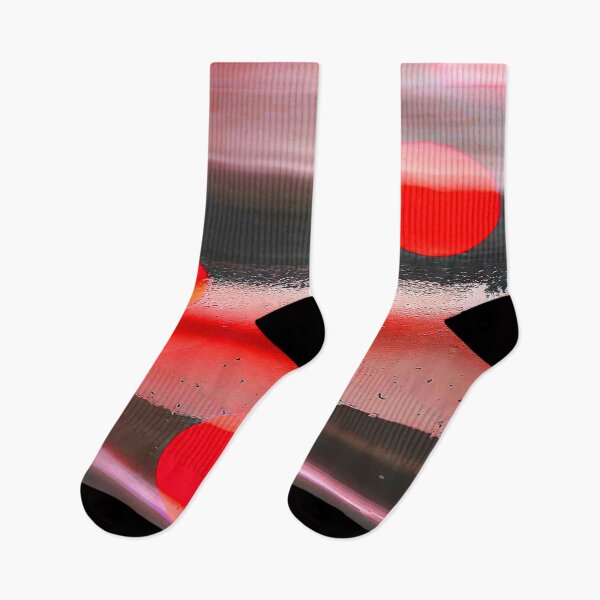 Item preview, Floating Red Bubbles on a Misty Gray Morning designed and sold by deniselynnimage.