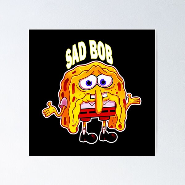 Sad Spongebob Art Board Print for Sale by Julia2Julia