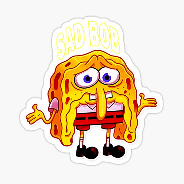 Sad Spongebob Sticker - Sad Spongebob Spongebob meme - Discover