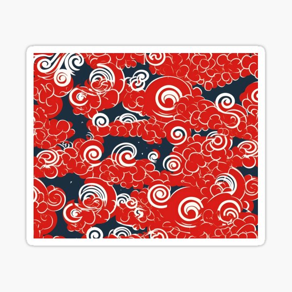 Akatsuki Cloud Stickers for Sale