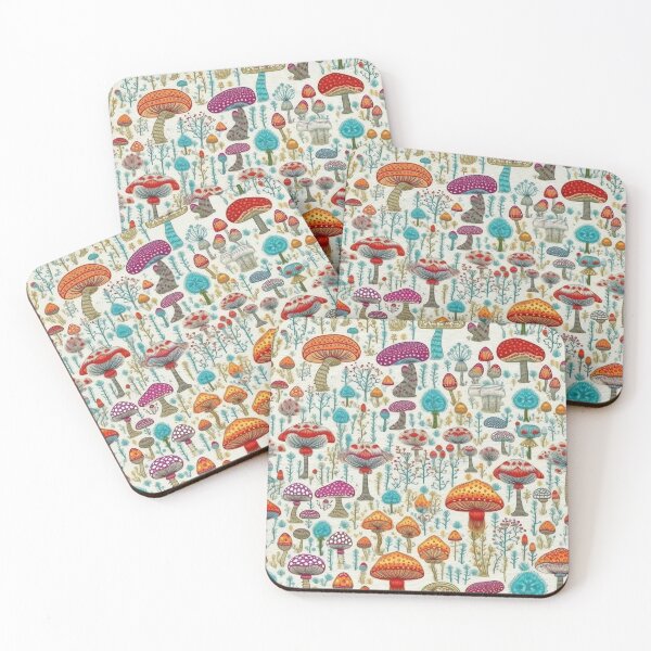 Item preview, Embroidered Mushrooms designed and sold by PietyandDesire.