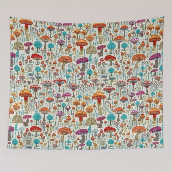 Item preview, Embroidered Mushrooms designed and sold by PietyandDesire.