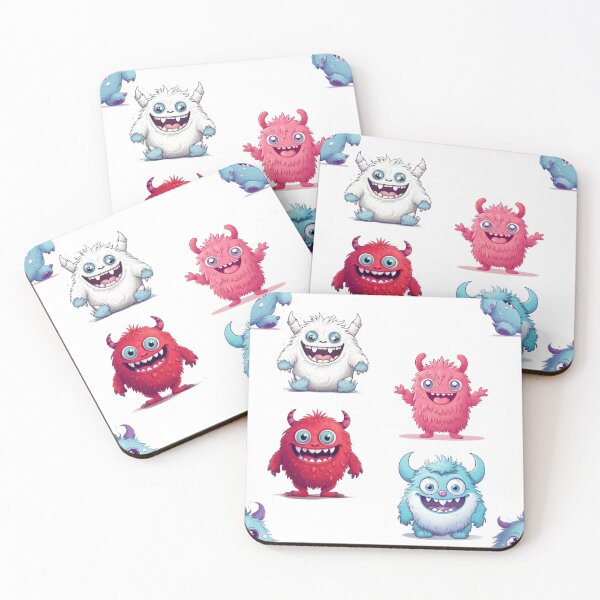 Item preview, Cute Monsters Pattern Seamlessly Repeating designed and sold by PatternsFTW.