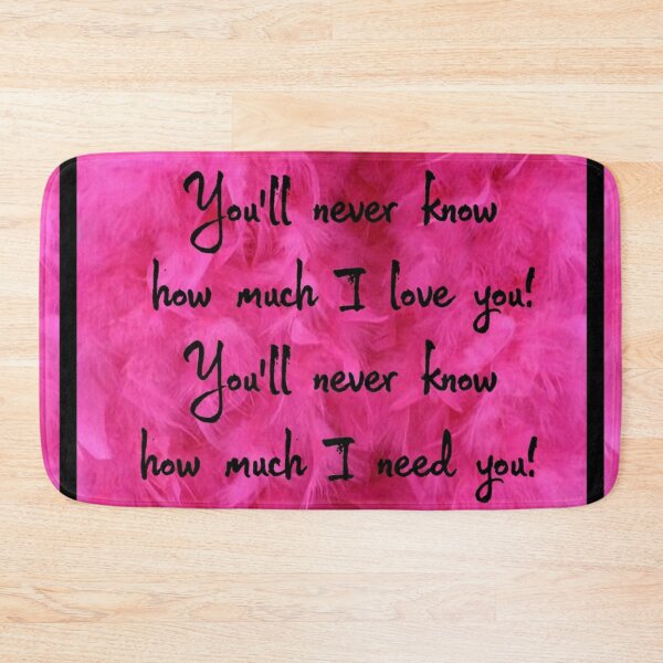 Item preview, Letra - Nunca sabrás cuánto te amo, nunca sabrás cuánto te necesito (Vjerujem u ljubav) designed and sold by Marija Barisic.