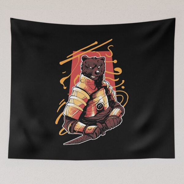Item preview, Embrace the Samurai Spirit with the Captivating 'Samurai Bear' T-Shirt designed and sold by ArtStile.