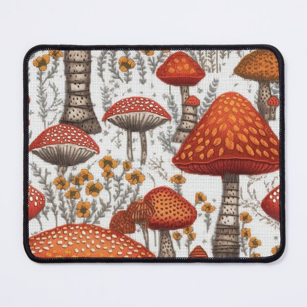 Item preview, Embroidered Mushrooms designed and sold by PietyandDesire.