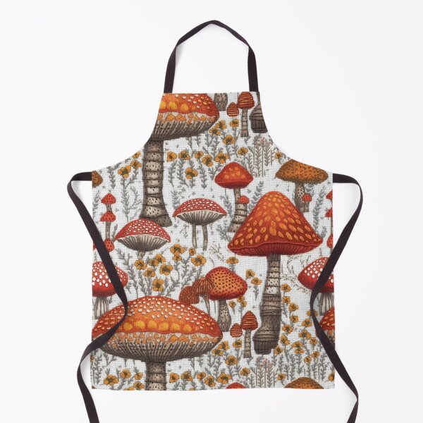 Item preview, Embroidered Mushrooms designed and sold by PietyandDesire.