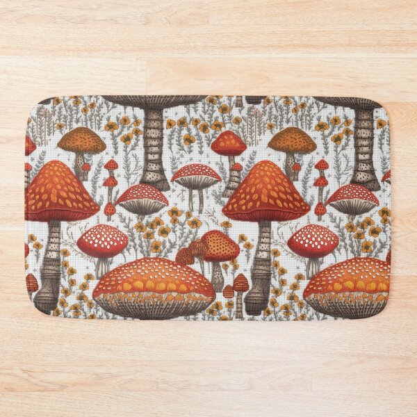 Item preview, Embroidered Mushrooms designed and sold by PietyandDesire.