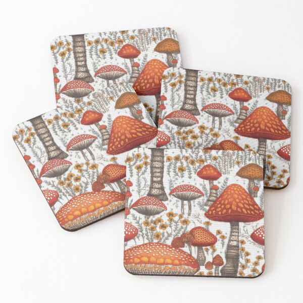 Item preview, Embroidered Mushrooms designed and sold by PietyandDesire.