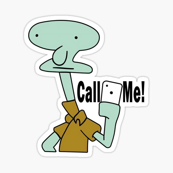 giga chad squid cartoon meme Sticker for Sale by Trexstudioarts