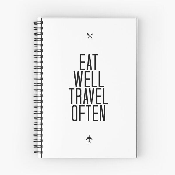 Item preview, Eat Well Travel Often designed and sold by BOBSMITHHHHH.
