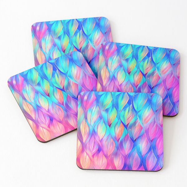 Item preview, Iridescent Leaf Mirage: Mesmerizing Colorful Foliage Design designed and sold by SweetWhiskers.