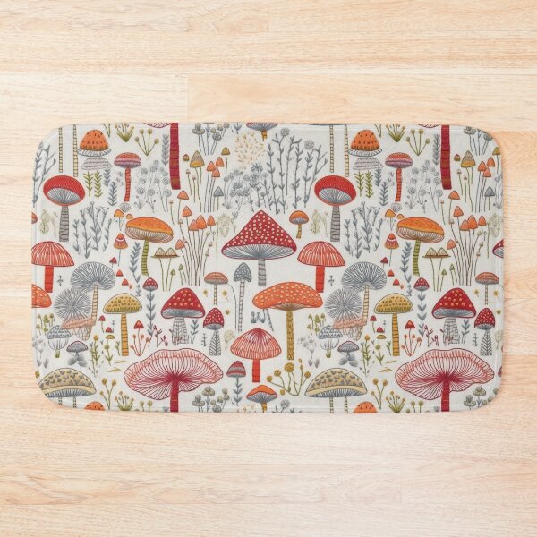 Item preview, Embroidered Mushrooms designed and sold by PietyandDesire.