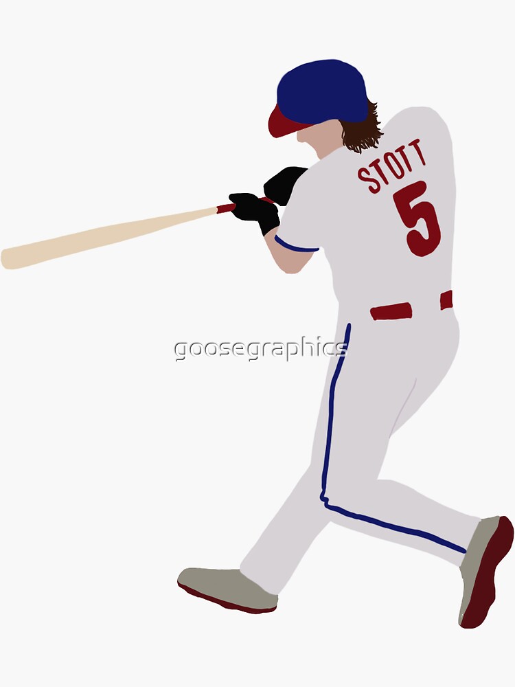 Stott Powder Blue Jersey Sticker for Sale by goosegraphics
