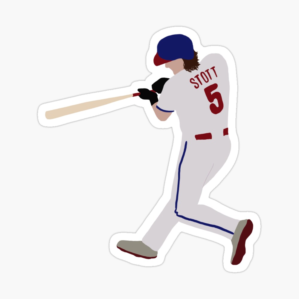 Harper Powder Blue Jersey Sticker for Sale by goosegraphics