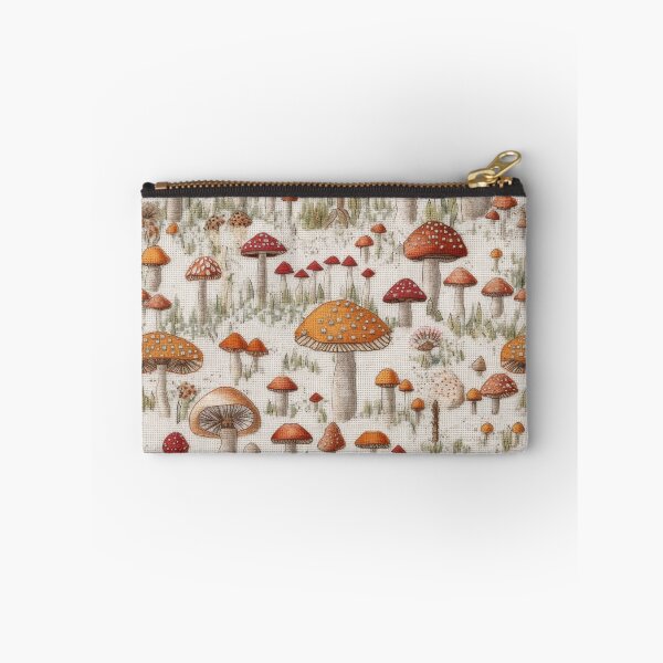 Item preview, Embroidered Mushrooms designed and sold by PietyandDesire.