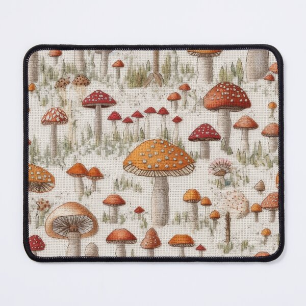 Item preview, Embroidered Mushrooms designed and sold by PietyandDesire.