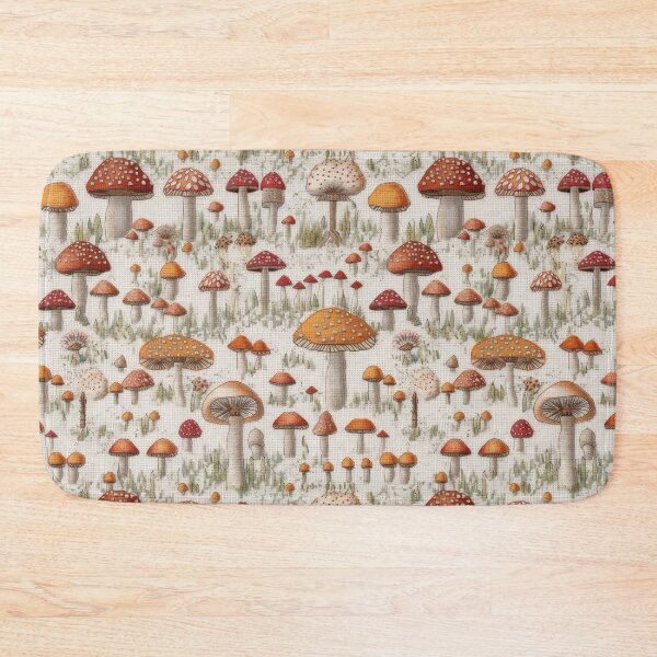 Item preview, Embroidered Mushrooms designed and sold by PietyandDesire.