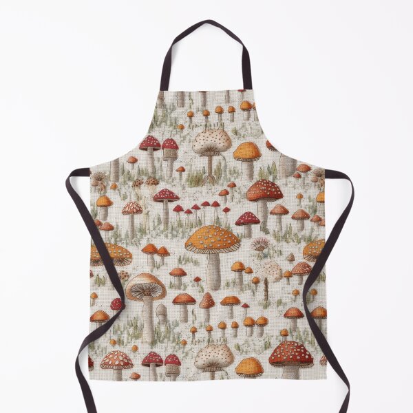 Item preview, Embroidered Mushrooms designed and sold by PietyandDesire.