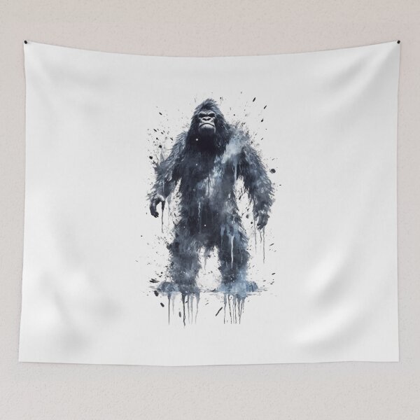 Item preview, Bigfoot Watercolor Drip - Cryptid Delight designed and sold by ZenEverAI.