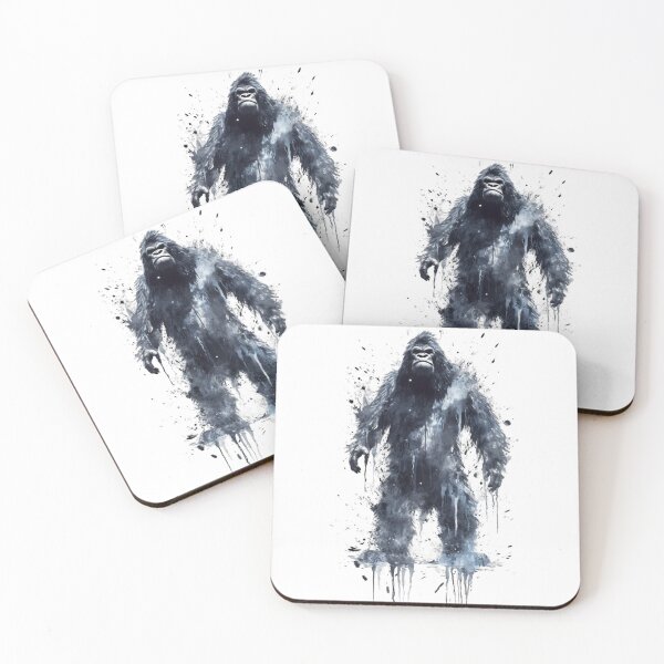 Item preview, Bigfoot Watercolor Drip - Cryptid Delight designed and sold by ZenEverAI.