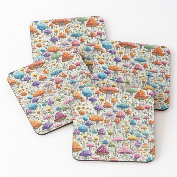 Item preview, Embroidered Mushrooms designed and sold by PietyandDesire.