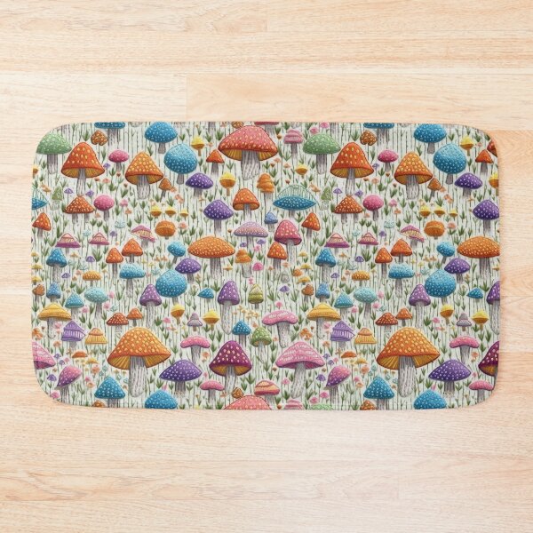 Item preview, Embroidered Mushrooms designed and sold by PietyandDesire.