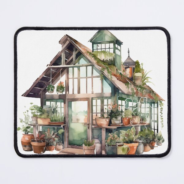 Item preview, Cute Greenhouse With Plants designed and sold by CraftingImpulse.