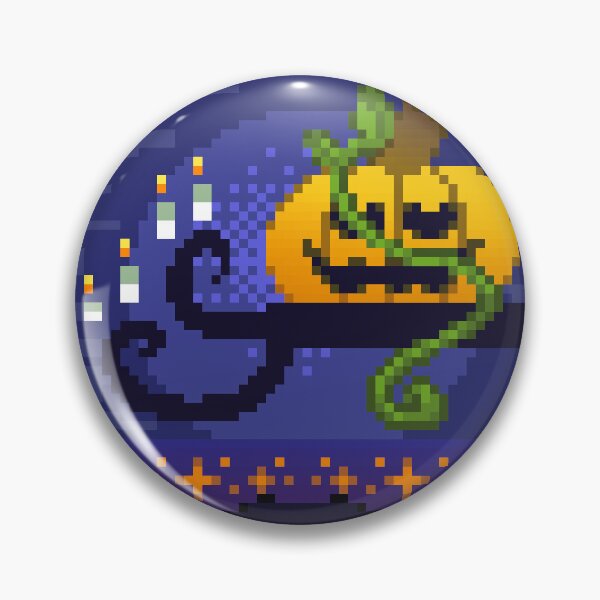 Artikelvorschau, Pixel Art - Kerzenkürbis entworfen und verkauft von Kaiko-Roku.