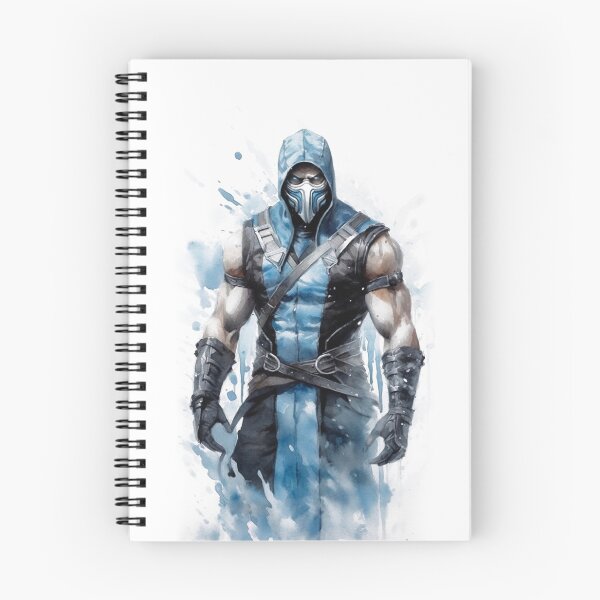 Item preview, Watercolour painting of Sub-Zero from Mortal Kombat  designed and sold by Druss2012.