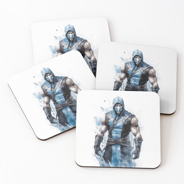 Item preview, Watercolour painting of Sub-Zero from Mortal Kombat  designed and sold by Druss2012.