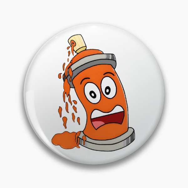 Item preview, Graffiti Funny Cartoon Spray Can Character designed and sold by Philip Branecki.