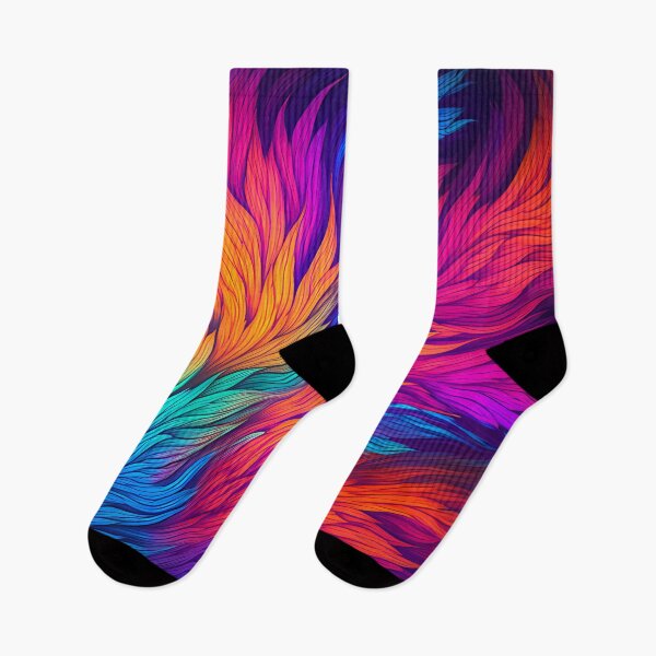 Item preview, Vibrant Rainbow Seaweed Pattern - Bold and Colorful Plant-inspired Design designed and sold by SweetWhiskers.