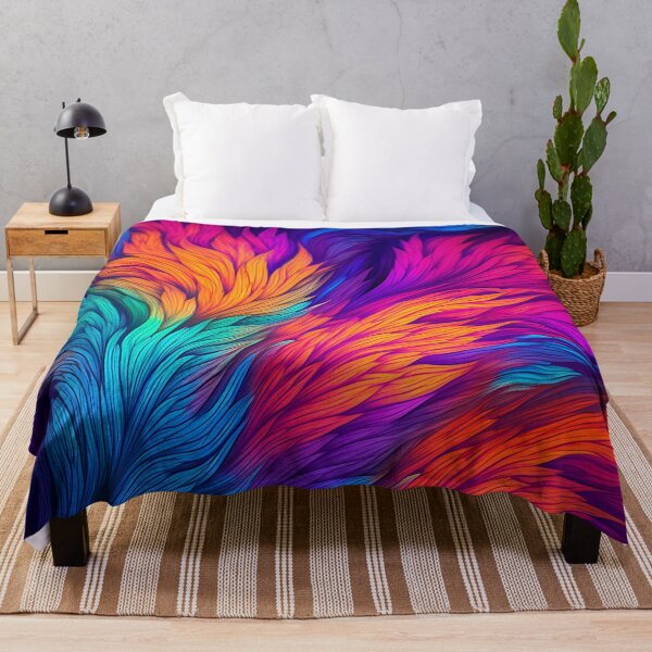 Item preview, Vibrant Rainbow Seaweed Pattern - Bold and Colorful Plant-inspired Design designed and sold by SweetWhiskers.
