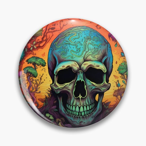 Item preview, Skull : Psychedelic designed and sold by MTJ-Mushrooms.