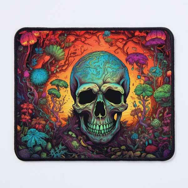 Item preview, Skull : Psychedelic designed and sold by MTJ-Mushrooms.