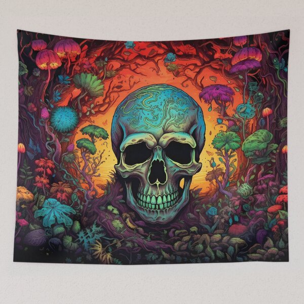 Item preview, Skull : Psychedelic designed and sold by MTJ-Mushrooms.