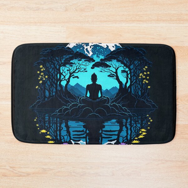 Item preview, Buddha fullmoon art designed and sold by ZenStickConcept.