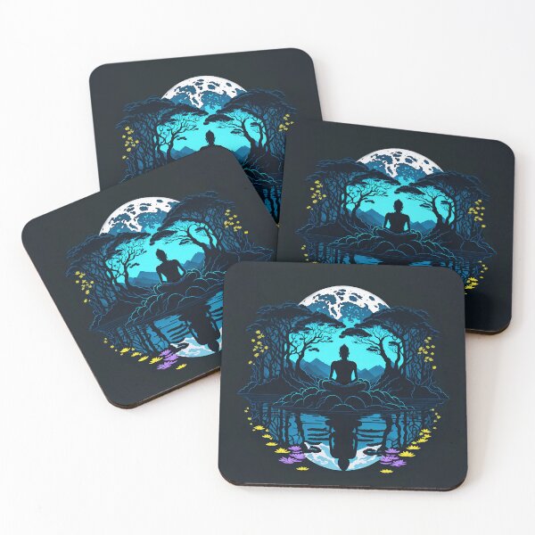 Item preview, Buddha fullmoon art designed and sold by ZenStickConcept.