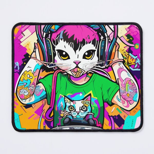 Item preview, DJ Cat designed and sold by PrintsCreativ.