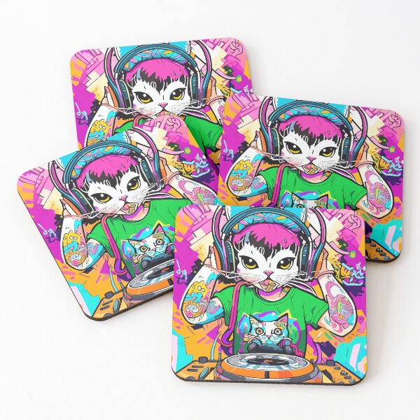Item preview, DJ Cat designed and sold by PrintsCreativ.
