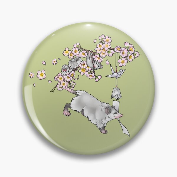 Item preview, Opossums and Cherry Blossoms 3 designed and sold by Fayth-x.
