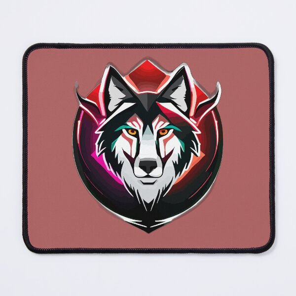 Item preview, Red Neon Wolf designed and sold by printyai.