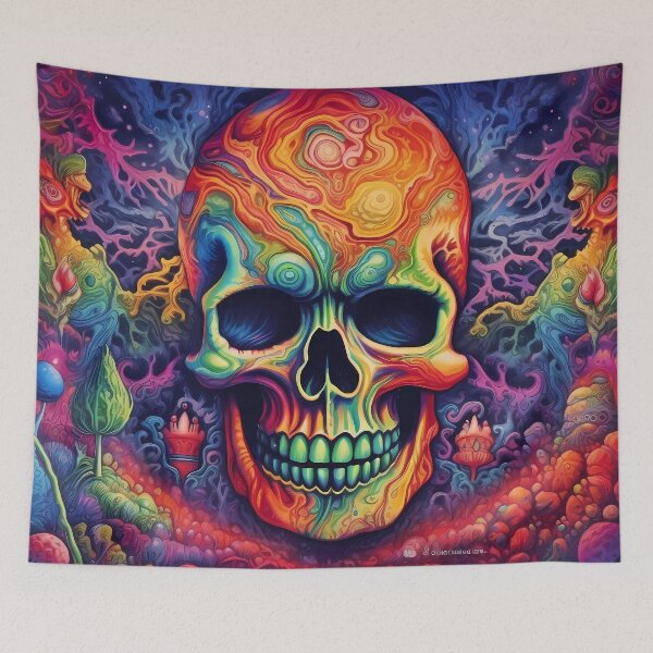 Item preview, Skull : Psychedelic designed and sold by MTJ-Mushrooms.