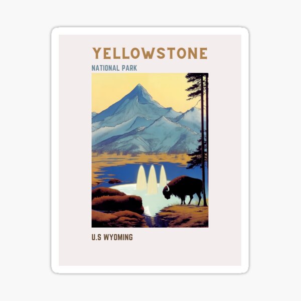  Yellowstone National Park Sticker