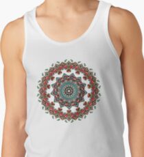 Mandala Christmas Pug Tank Top