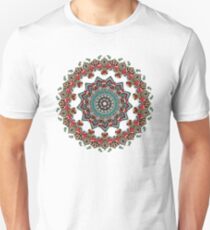 Mandala Christmas Pug Unisex T-Shirt